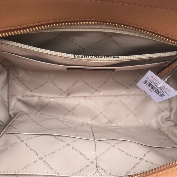 Michael Kors Large chain shoulder tote brown MK - Picture 6 of 7